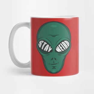 Stay Weird Alien Mug